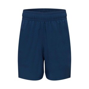 UNDER ARMOUR Sportovní kalhoty 'Woven 7'  námořnická modř / bílá