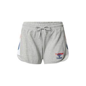 Hummel Sportovní kalhoty 'Durban'  námořnická modř / šedý melír / červená / bílá