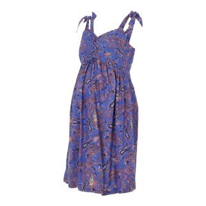 MAMALICIOUS Letní šaty 'Tuli'  modrá / světlemodrá / mix barev / oranžová / černá