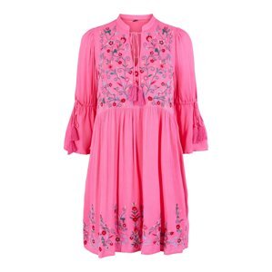 Y.A.S Košilové šaty 'Chella'  světlemodrá / žlutá / smaragdová / pink / červená