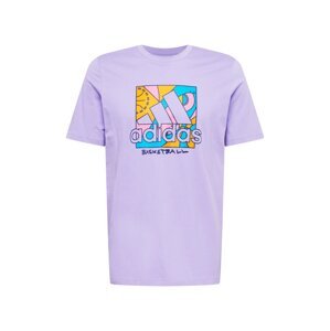 ADIDAS PERFORMANCE Funkční tričko  fialová / žlutá / tyrkysová / růžová