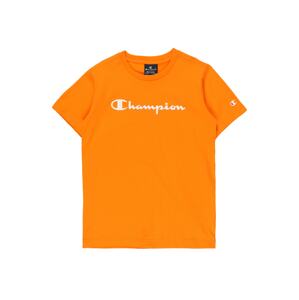 Champion Authentic Athletic Apparel Tričko  oranžová / bílá