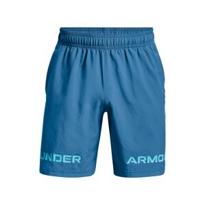 UNDER ARMOUR Sportovní kalhoty ' Woven '  modrá / světlemodrá