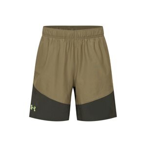 UNDER ARMOUR Sportovní kalhoty  antracitová / zelená