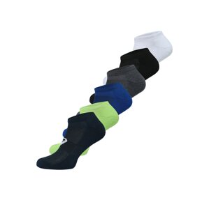 ASICS Sportovní ponožky  námořnická modř / bílá / tmavě šedá / tmavě modrá / kiwi