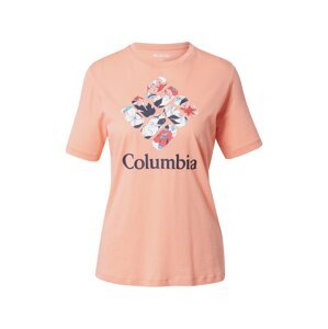 COLUMBIA Funkční tričko  námořnická modř / tyrkysová / starorůžová / grenadina / bílá