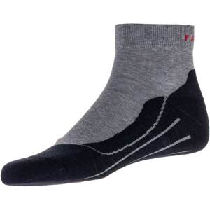 FALKE Sportovní ponožky 'RU4'  šedá / červená