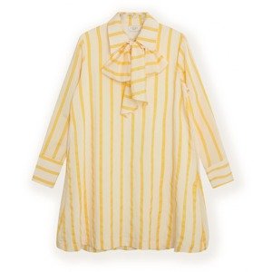NORR Košilové šaty 'Coby'  žlutá / světle žlutá