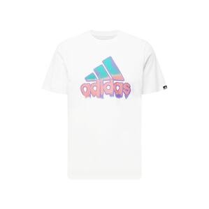 ADIDAS SPORTSWEAR Funkční tričko 'Heat Bos'  tyrkysová / pink / bílá