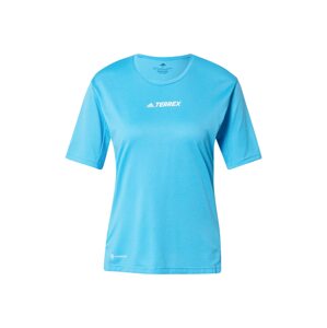 adidas Terrex Funkční tričko  modrá / bílá