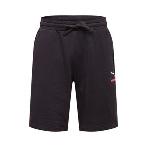 PUMA Sportovní kalhoty  světle červená / černá / bílá