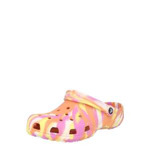 Crocs Pantofle  pastelově oranžová / bílá / pink