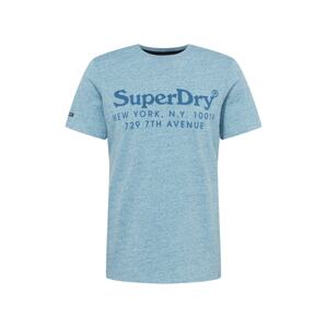 Superdry Tričko modrá / světlemodrá