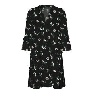 Vero Moda Tall Šaty 'Easy'  přírodní bílá / černá / kiwi / růžová