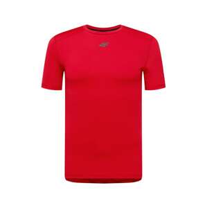 4F Funkční tričko  červená / šedá / černá