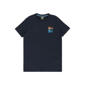 Petrol Industries Tričko  námořnická modř / nefritová / oranžová / svítivě modrá