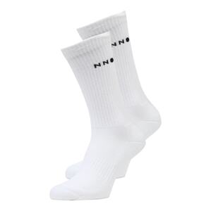 NN07 Ponožky  bílá / černá