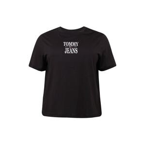 Tommy Jeans Curve Tričko  černá / bílá / červená / námořnická modř