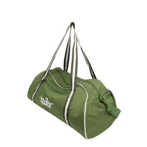 NIKE Sportovní taška  zelená / svítivě zelená / bílá