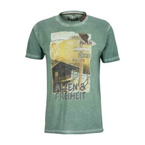 MARJO Krojové tričko 'Ewald'  zelená / mix barev