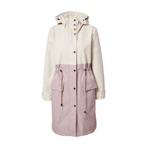 RINO & PELLE Přechodný kabát  pastelová fialová / offwhite