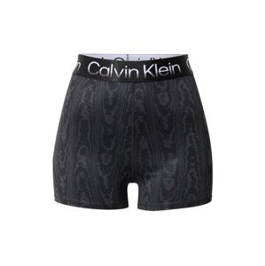 Calvin Klein Performance Sportovní kalhoty  tmavě šedá / černá / bílá