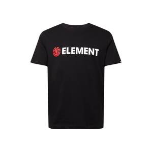 ELEMENT Tričko 'Blazin'  černá / bílá / červená