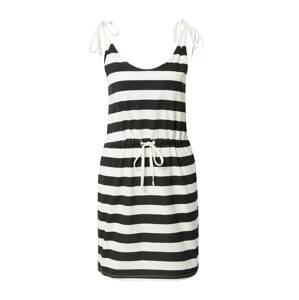 ONLY Letní šaty 'MAY' černá / bílá