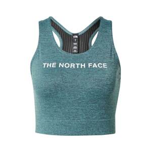 THE NORTH FACE Sportovní top  pastelová modrá / černá / bílá
