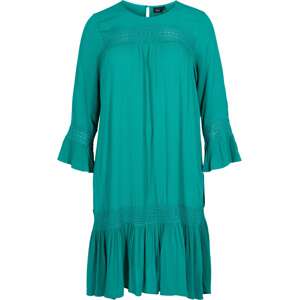 Zizzi Letní šaty 'ETRESS' smaragdová