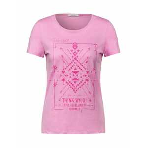 CECIL Tričko  pink / tmavě růžová
