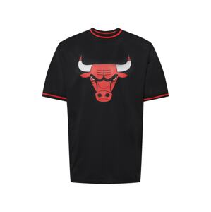 NEW ERA Tričko 'Chicago Bulls'  červená / černá / bílá