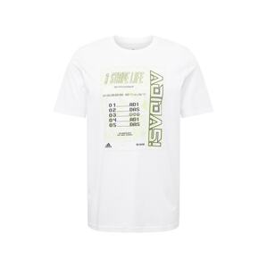 ADIDAS SPORTSWEAR Funkční tričko 'EGAME'  limone / černá / bílá