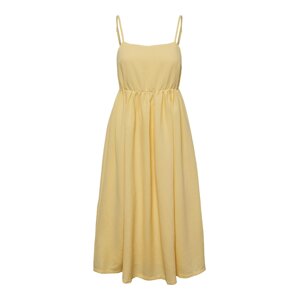 PIECES Letní šaty 'Bianca'  pastelově žlutá