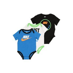 Nike Sportswear Dupačky/body  černá / světlemodrá / přírodní bílá