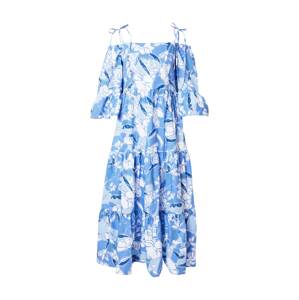 UNITED COLORS OF BENETTON Letní šaty  světlemodrá / královská modrá / pastelová modrá / bílá