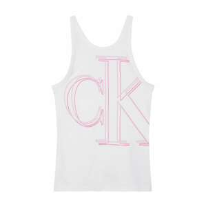 Calvin Klein Jeans Top pink / starorůžová / bílá