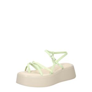 VAGABOND SHOEMAKERS Páskové sandály 'Courtney'  světle zelená