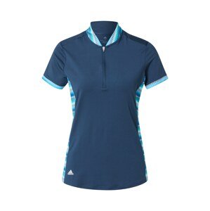 adidas Golf Funkční tričko  tyrkysová / tmavě modrá / bílá