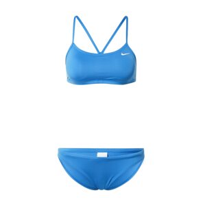 Nike Swim Sportovní bikiny  modrá / bílá