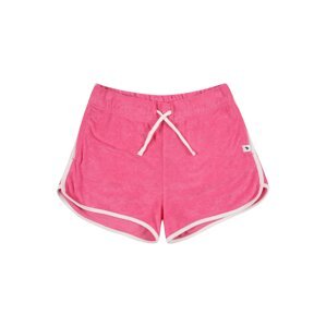 Abercrombie & Fitch Kalhoty pink / bílá