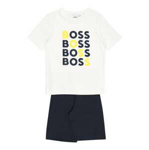 BOSS Kidswear Sada  noční modrá / žlutá / bílá