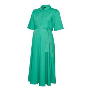 Vero Moda Maternity Košilové šaty 'TATHY'  zelená