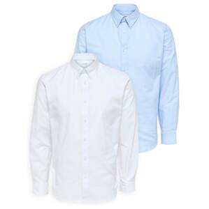 SELECTED HOMME Společenská košile  světlemodrá / bílá