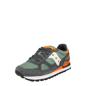 saucony Sportovní boty  tmavě šedá / světle zelená / bílá / oranžová