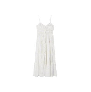MANGO Košilové šaty 'Marais' bílá