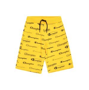 Champion Authentic Athletic Apparel Kalhoty  námořnická modř / žlutá