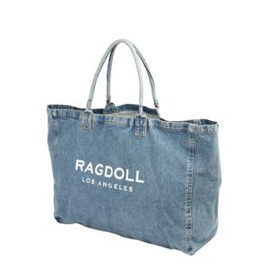 Ragdoll LA Nákupní taška  bílá / modrá džínovina