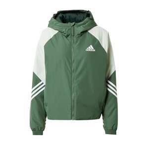 ADIDAS SPORTSWEAR Sportovní bunda pastelově zelená / tmavě zelená / bílá