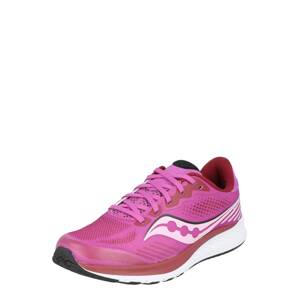 saucony Běžecká obuv 'Ride 14' pink / bílá